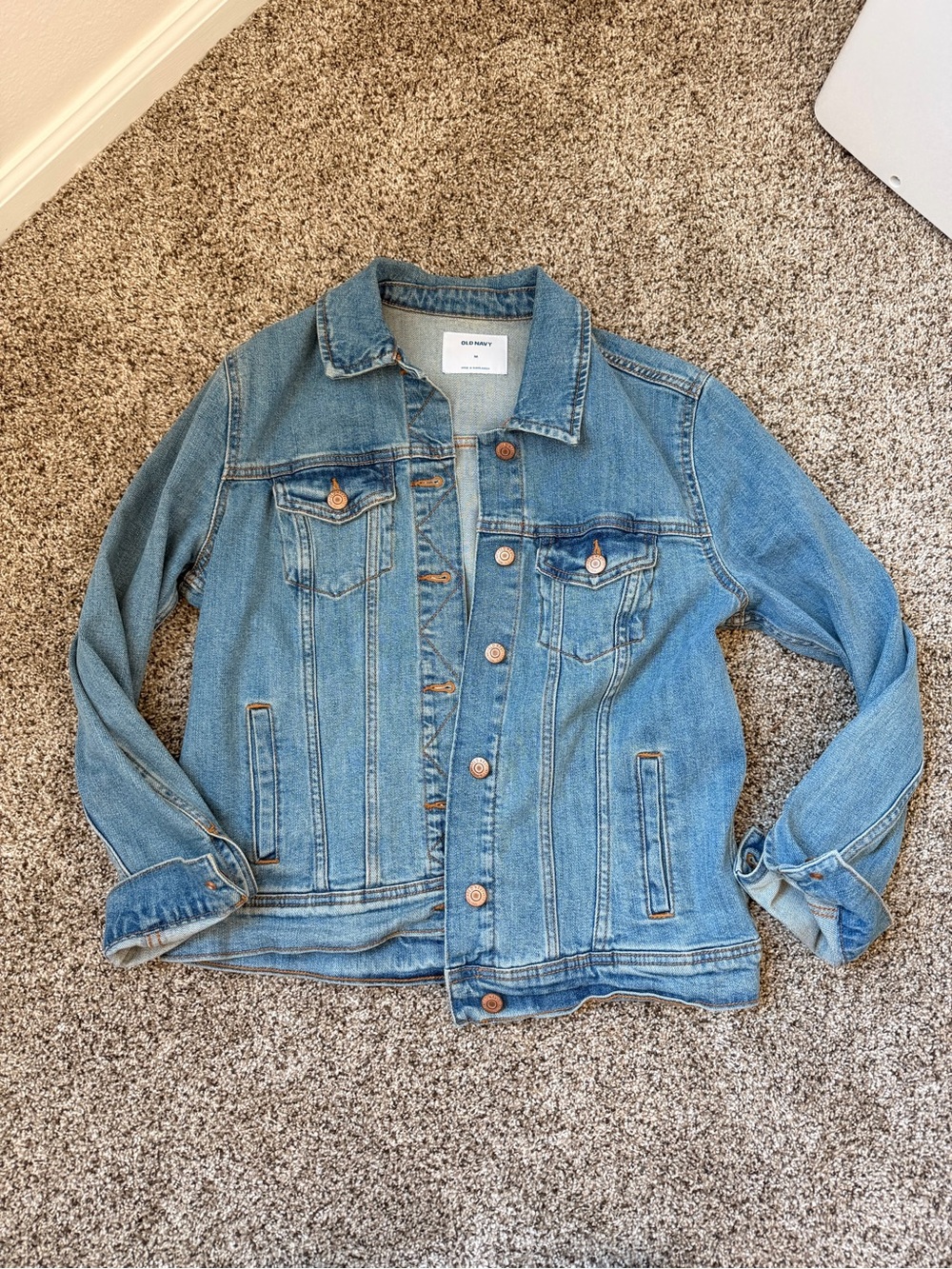 Old Navy Light Blue Denim Jacket - Women's Jean Coat